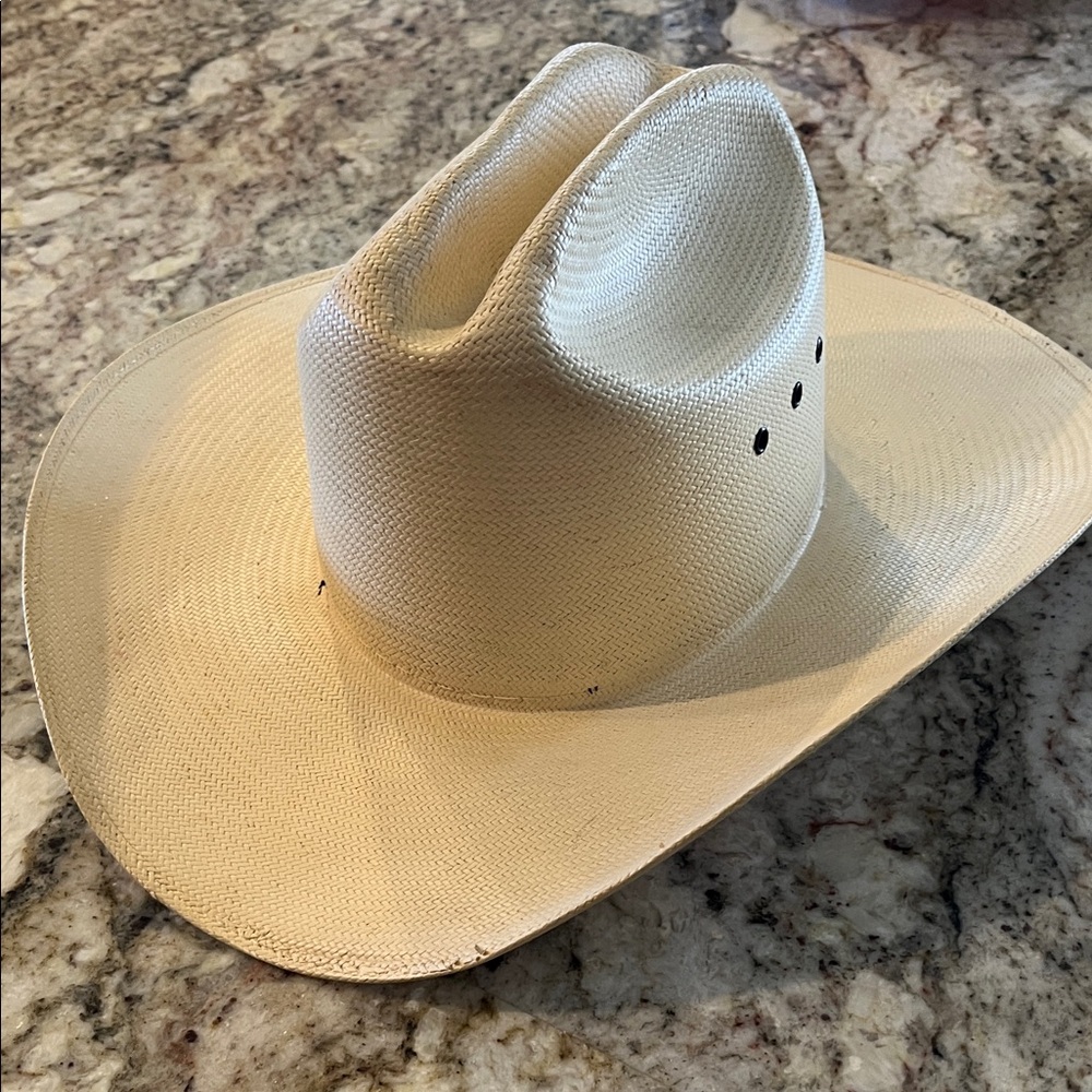 Wrangler Black and Cream Lamb-Skin Hat